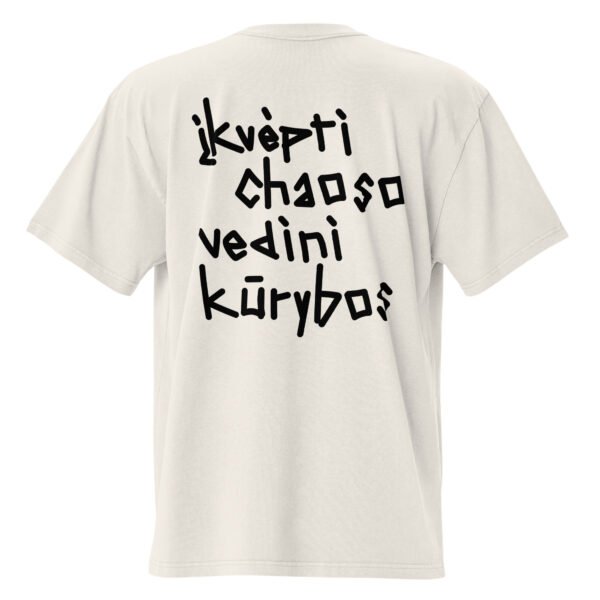 OVERSIZED chaosas < kūryba (nugara)